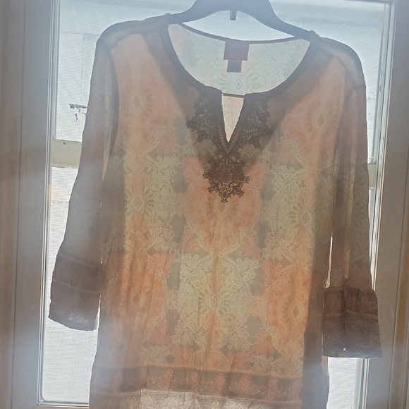 Ruby Rd. XL Top with Subtle Pattern - Picture 2 of 3